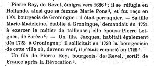 Rey Family Reference